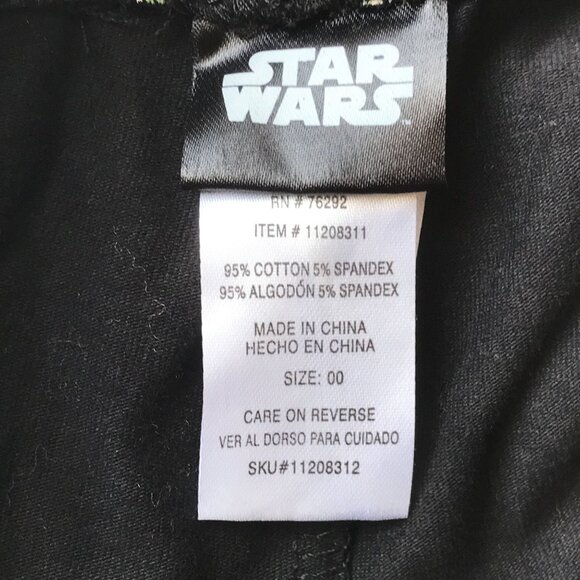 Star Wars Imperial Floral Women's Leggings in Black - Size 00 (XXS) - Picture 3 of 4